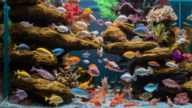 What is live rock fish tank
