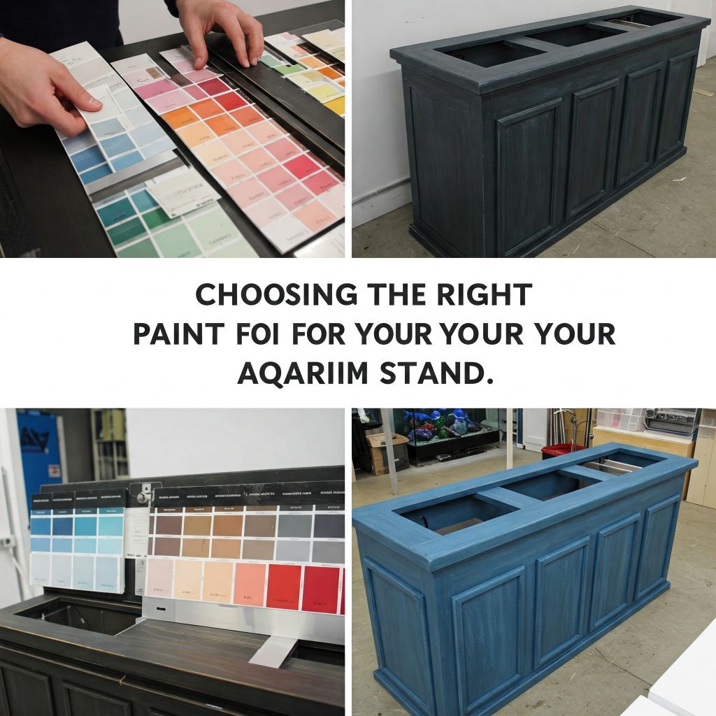 How to & what colour to paint your aquarium background