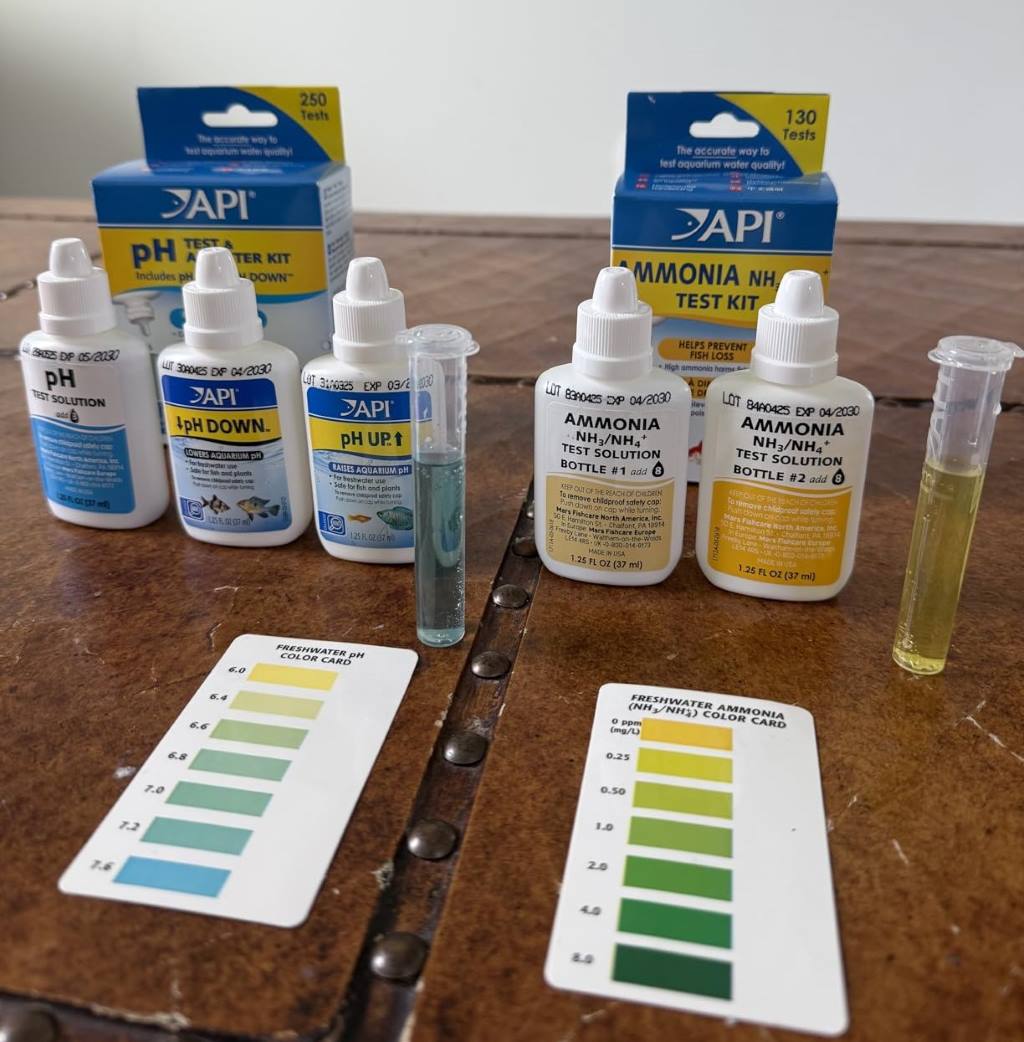 The API Phosphate Test Kit box and its contents on a clean white background